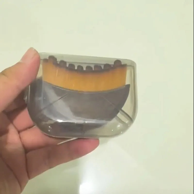 wooden face brush