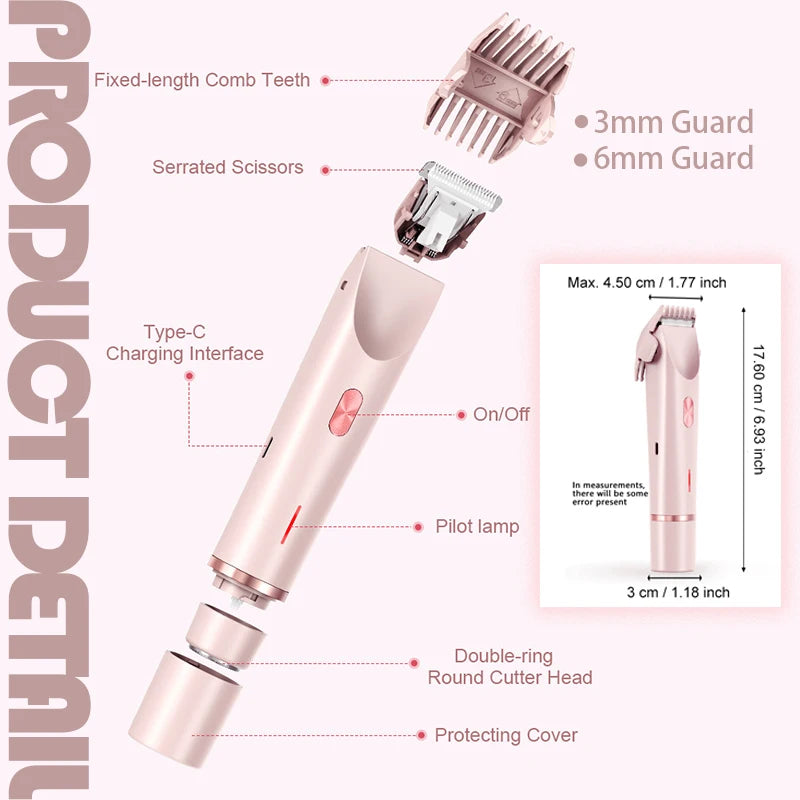 dual head hair remover