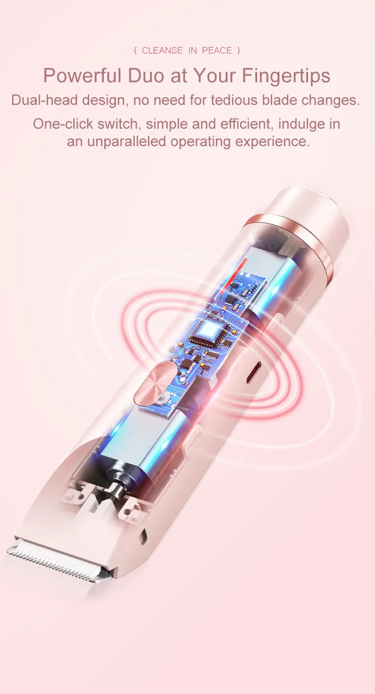 dual head hair remover