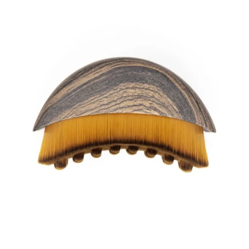 wooden face brush